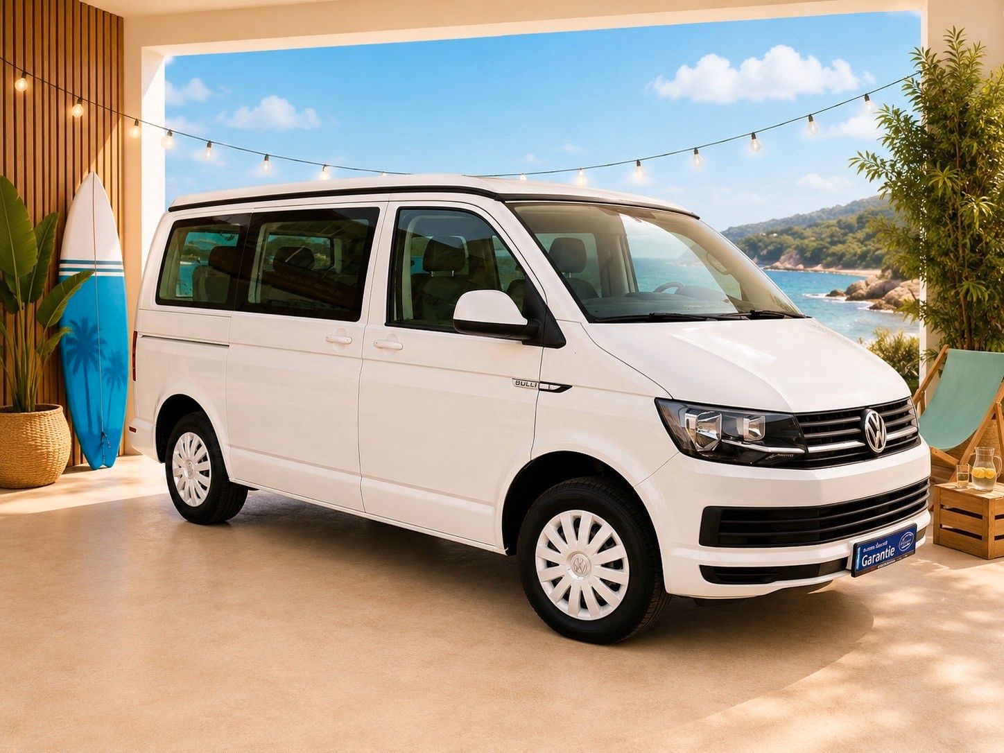 Volkswagen T6 CAMPER AUFSTELLDACH 6-SITZE 4-SCHLAFPLÄTZE foto 5