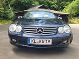 Mercedes-Benz SL 500 - SCHECKHEFT  - blaue Mercedes-Benz SL 500