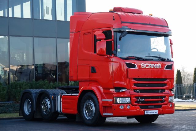 Scania R 580 / V8 / 6x2 / PUSHER / OŚ PODNOSZONA / OŚ