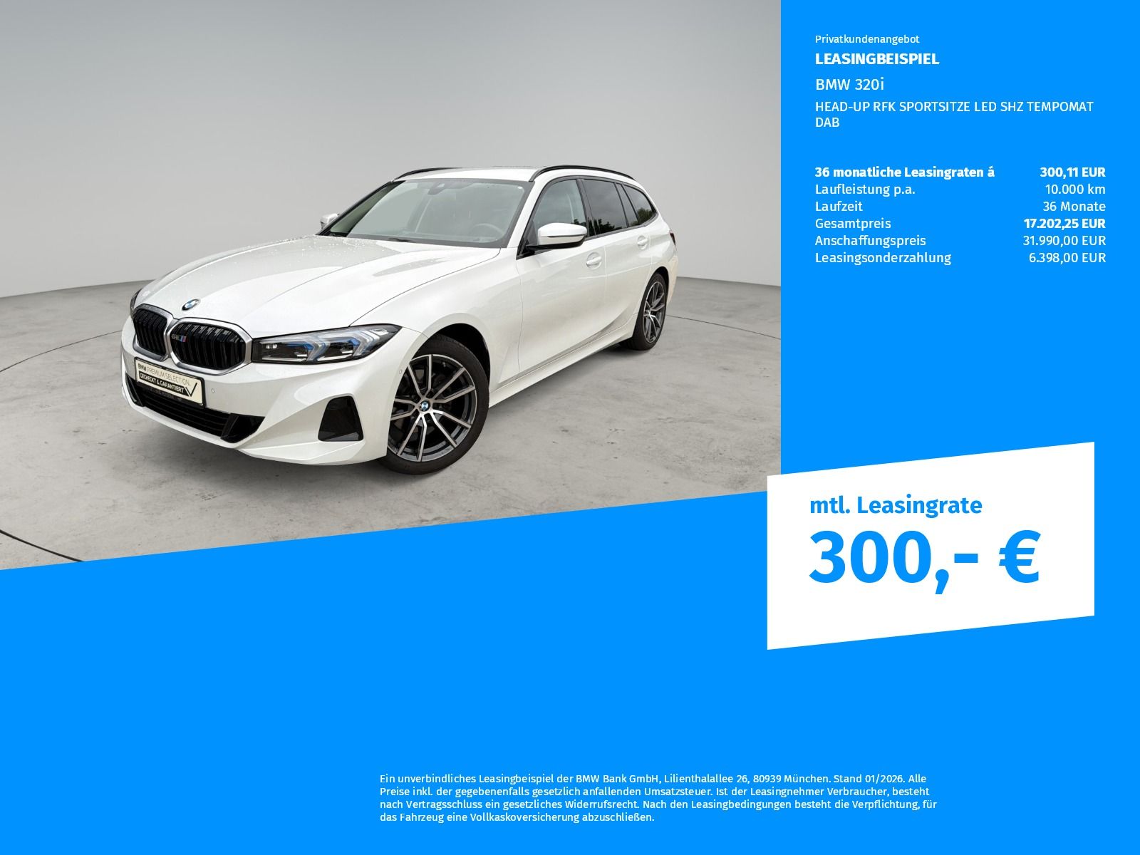 BMW 320i HEAD-UP RFK SPORTSITZE LED SHZ TEMPOMAT DAB foto 2