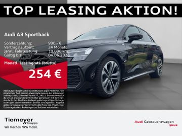 Audi Leasingangebot: Audi A3 Sportback 35 TDI S LINE LED KAMERA NAVI+ SPOR