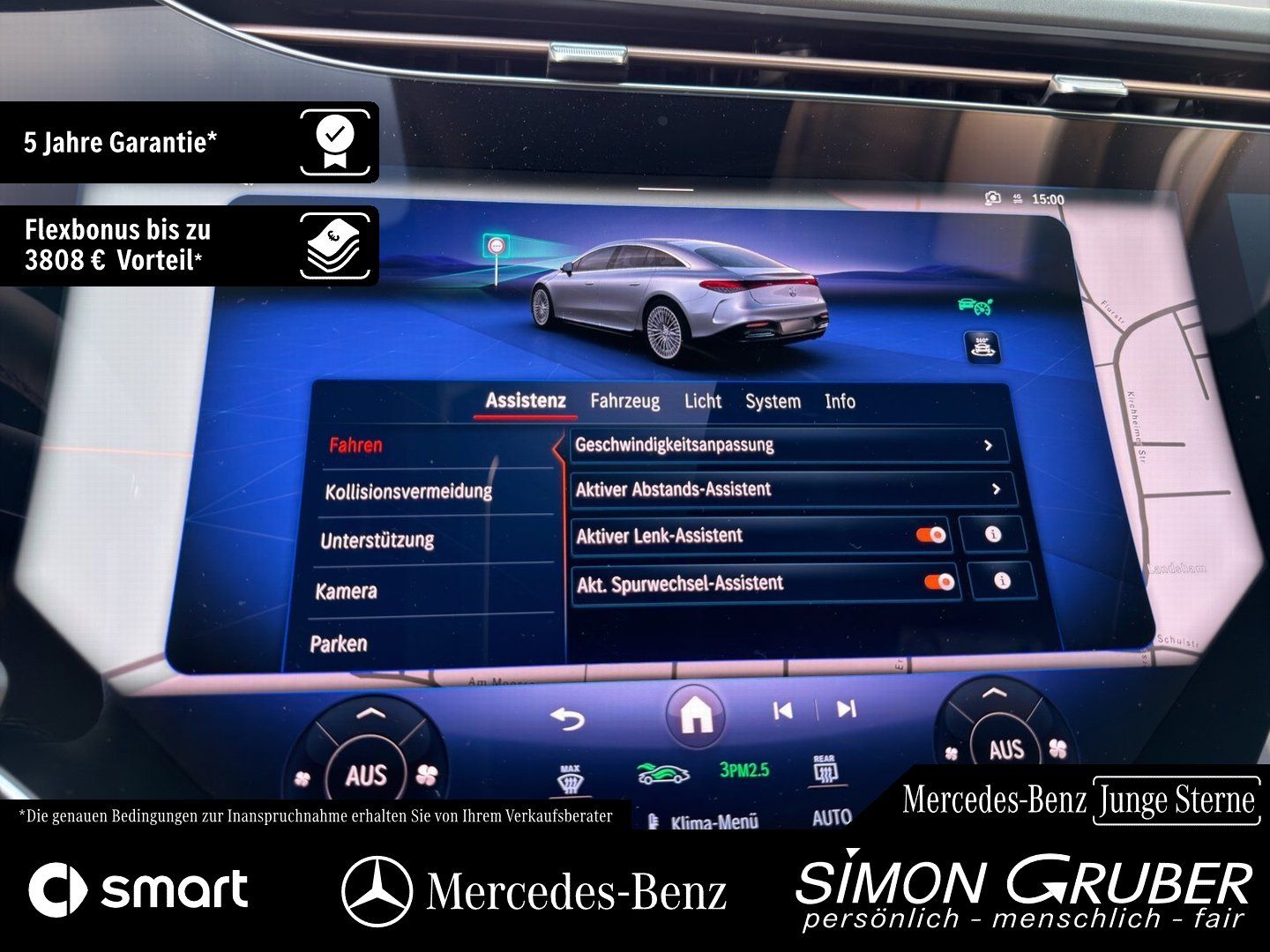 Fahrzeugabbildung Mercedes-Benz EQS 500 4M AMG Massage Sitzklima AHK Mod 2026