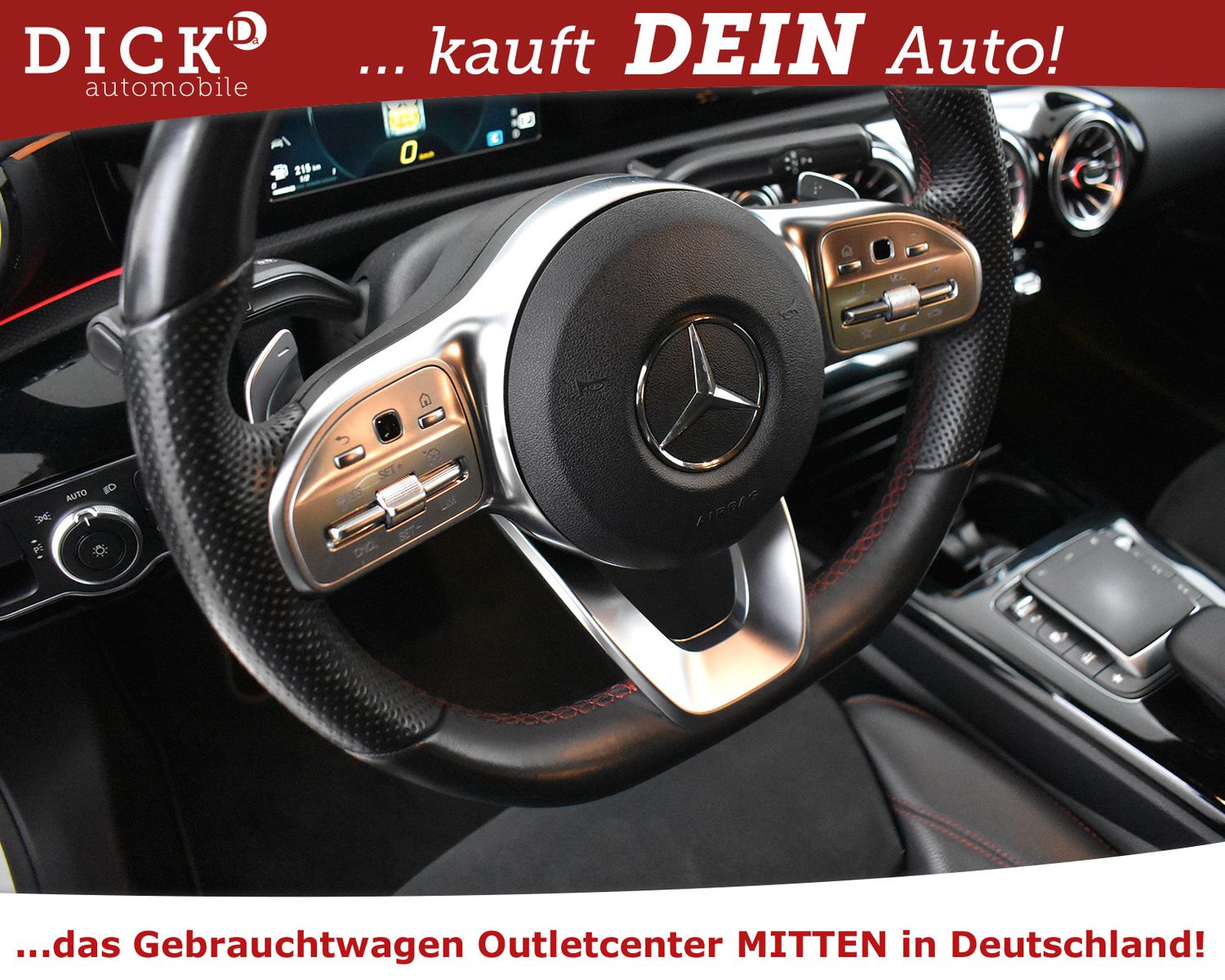 MERCEDES-BENZ A 200d 8G 2X AMG Line NIGHT+BURMES+LED+KAMER+18" - Image 14