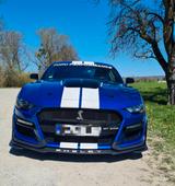Ford Mustang 2.3 EcoBoost GT500 Optik, top gepflegt! - blaue Ford Mustang