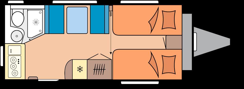 Hobby 460 SL De Luxe Einzelbetten Modell 2026