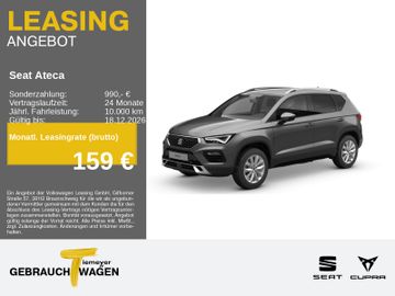 Seat Ateca 2.0 TDI DSG STYLE AHK NAVI+ PARKLENK KAMER