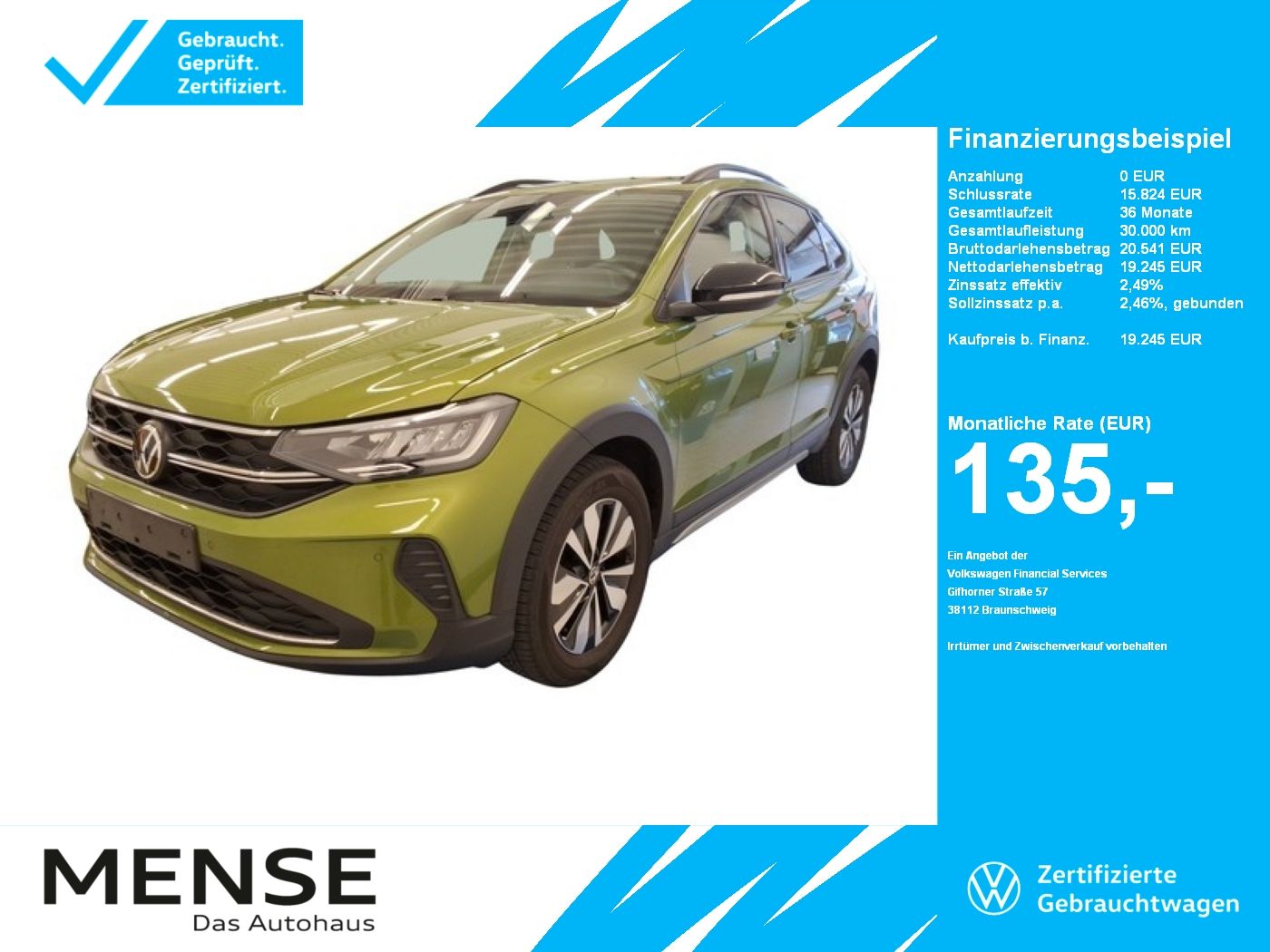 Volkswagen Taigo 1.0 TSI Life Goal CarPlay ACC LED DynLicht