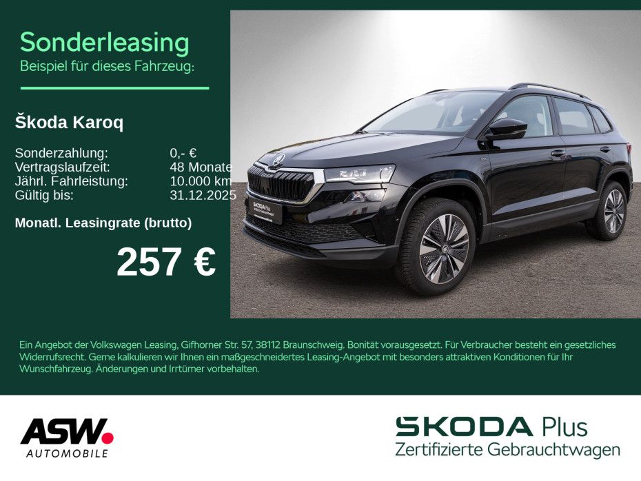 Skoda Karoq Selection 1.5TSI DSG LED Nav 360° Pano AHK