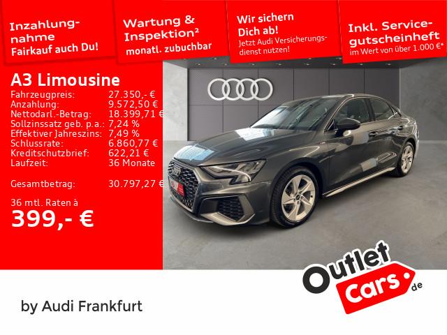 Audi A3 Limousine 35 TFSI S tronic S line VC DAB Sitz