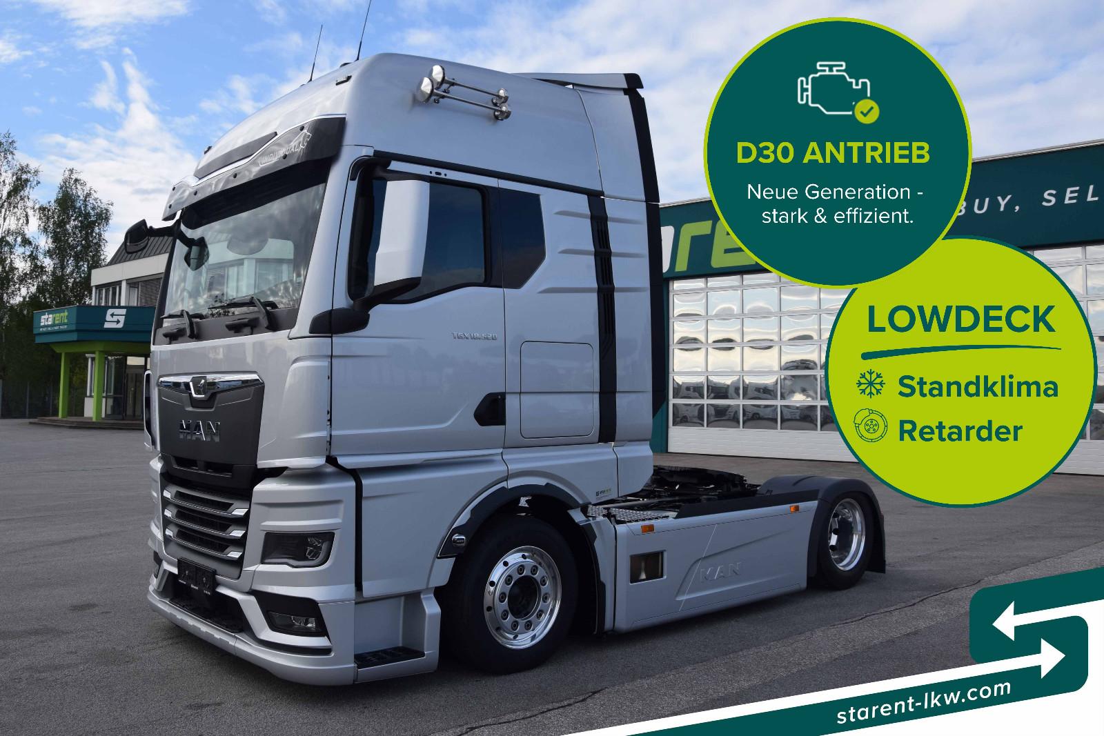 MAN TGX 18.520 Low Deck D30 Retarder Standkl.  MIETE