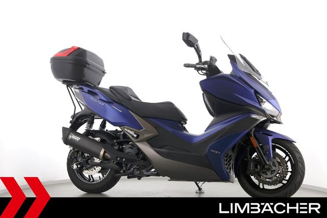 Kymco XCITING 400 S - Mivv-Auspuff, Topcase