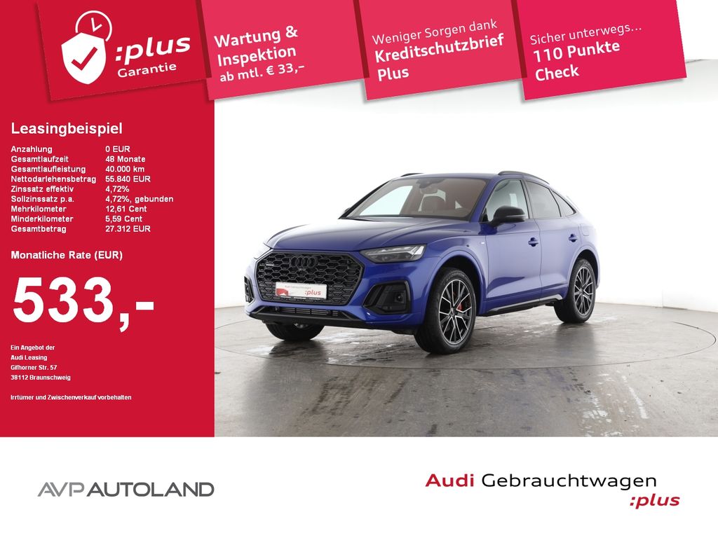 Audi Q5 Sportback 50 TFSI e quattro S line | inkl. WR