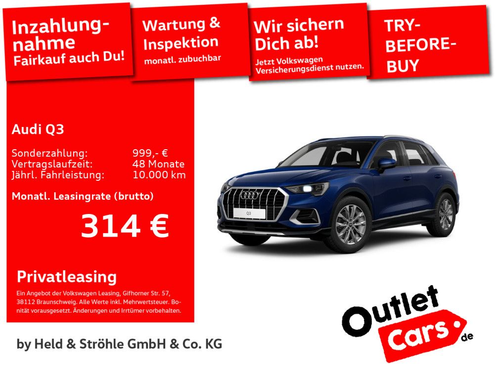 Audi Q3 35 TDI advanced AHK NAVI+ SHZ PDC VIRTUAL
