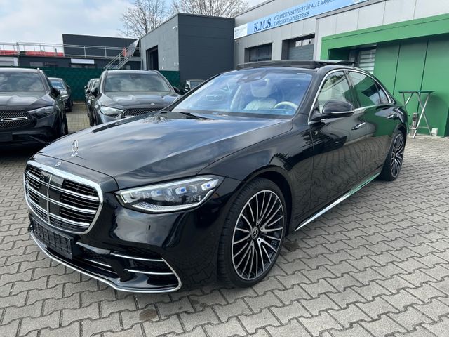 Mercedes-Benz S400d 4M Lang AMG -HUD-Pano-FondEnt-BelüSitz-21Z