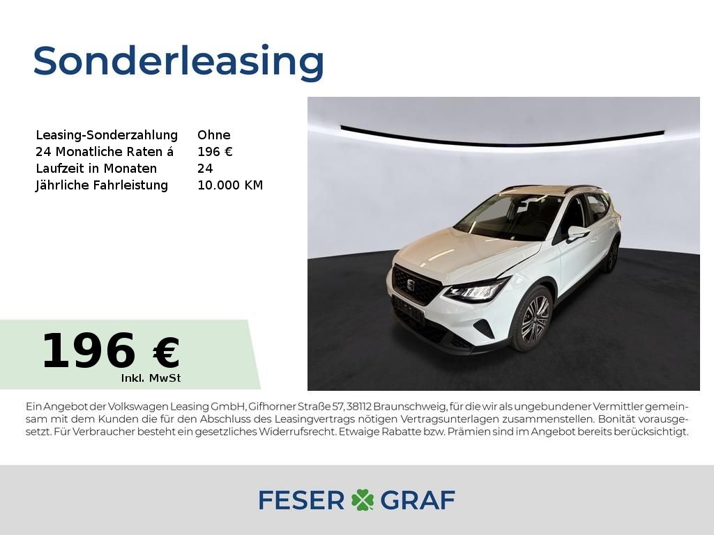 Seat Arona 1.0 TSI Style DSG Full Link GRA Sitzh. 17"
