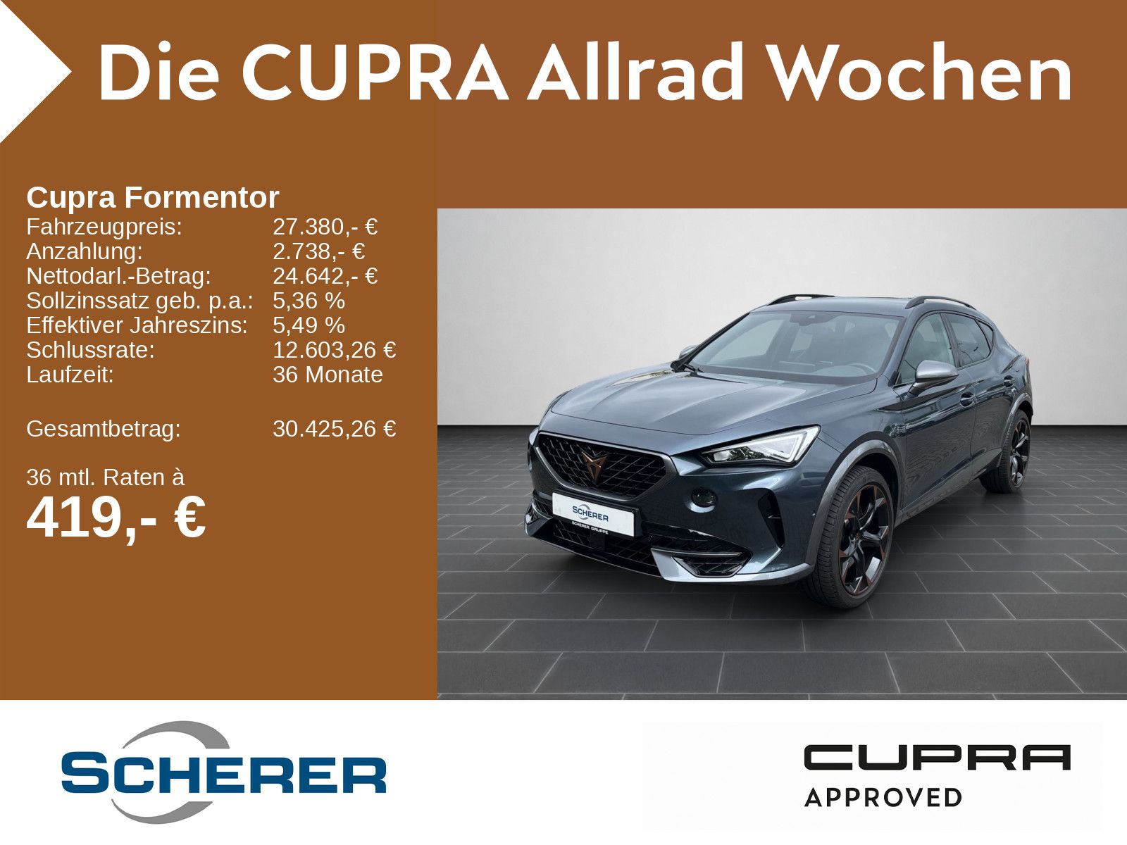 Cupra Formentor VZ 2.0 TSI 4Drive Navi, Leder, Beats,