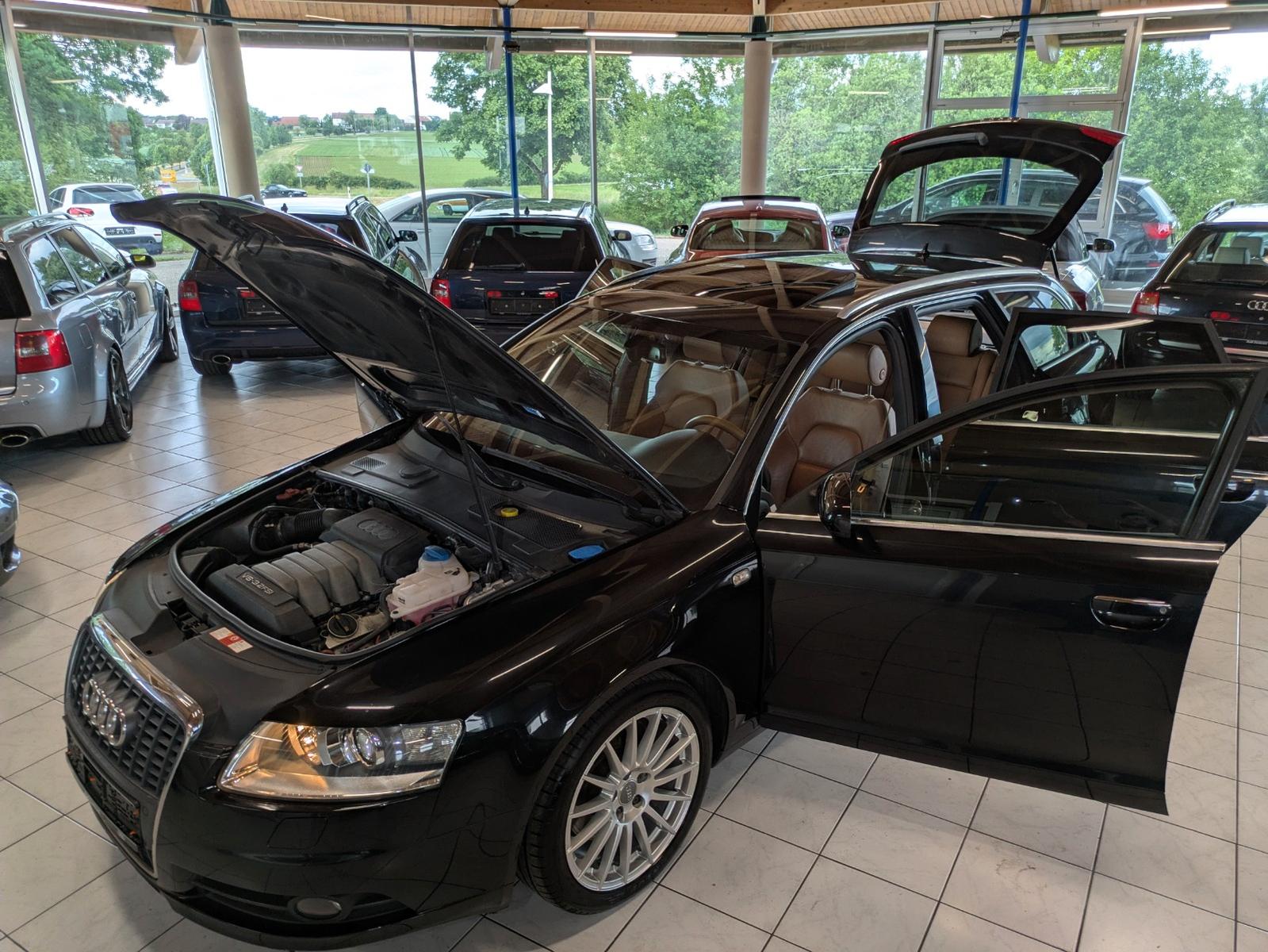 AUDI A6 AVANT 3.2 FSI QUATTRO 256ch S LINE - CUIR - SUSPENSION PNEUMATIQUE - BOSE - TOIT PANORAMIQUE - CHAÎNE NEUVE