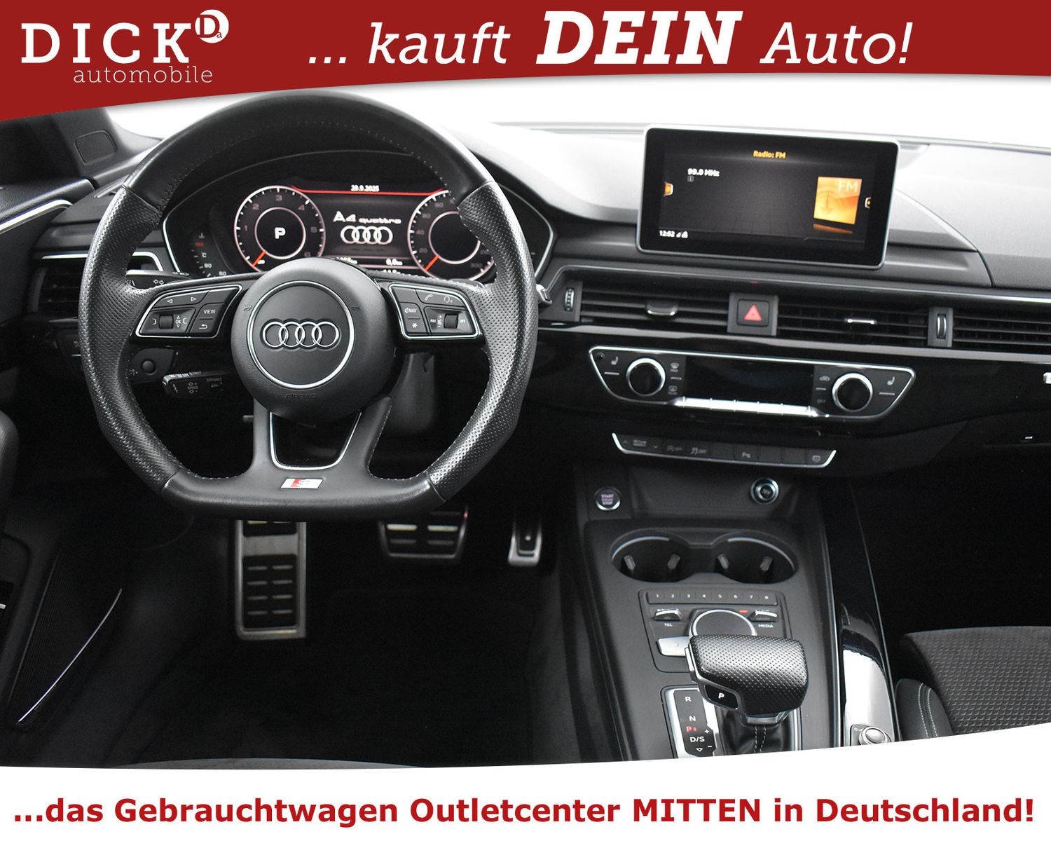 AUDI A4 2.0d Quatt 2X S LINE+PANO+B&O+VIRTU+MATRIX+19 - Image 15