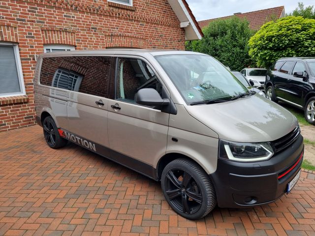 Volkswagen T5 2.0 TDI lang 4Motion+Camper+5 Sitze+Wohnmobil