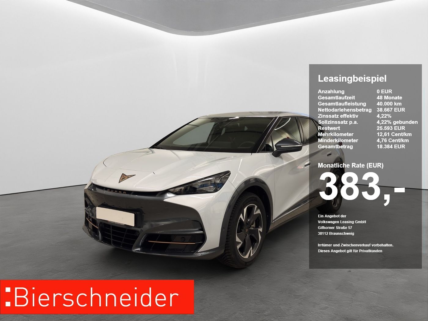 Cupra Tavascan Endurance 82 kWh LED NAVI WÄRMEPUMPE AC