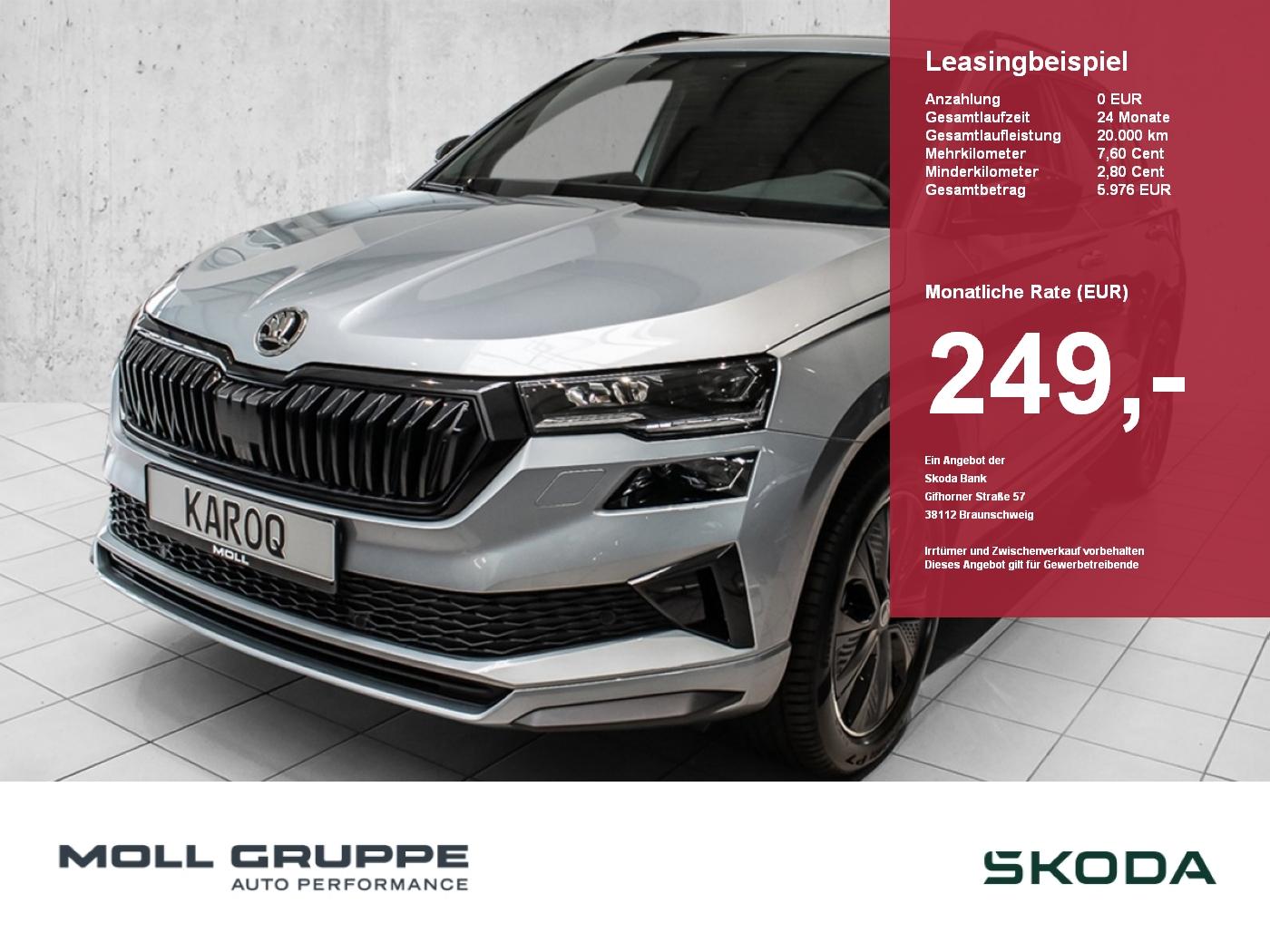 Skoda Karoq 2.0 TSI 4x4 Sportline 2xKLIMA ACC AHK AUT
