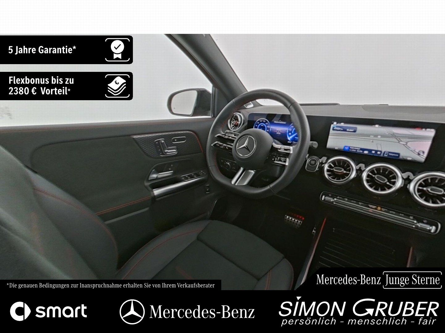 Fahrzeugabbildung Mercedes-Benz EQA 350 4M AMG Night Burm HUD Ambi Pano 360 AHK