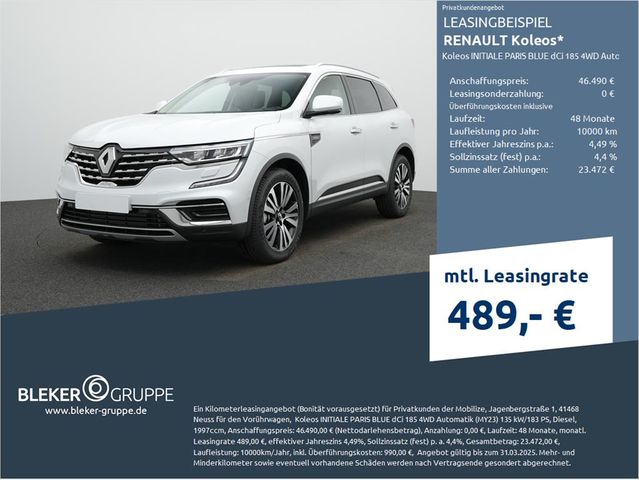 Renault Koleos INITIALE PARIS BLUE dCi 185 4WD Automati