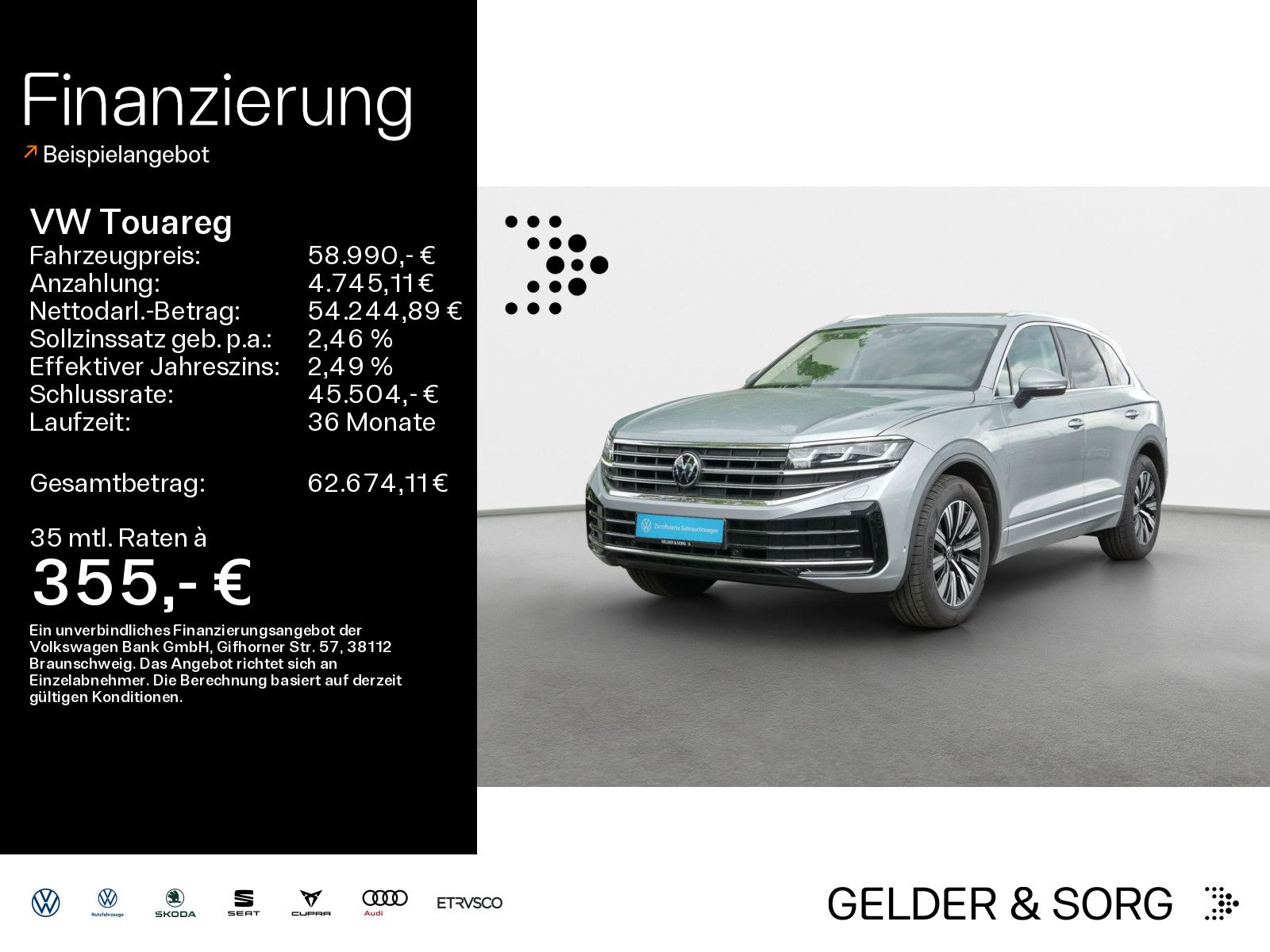 VW Touareg 3.0 TDI Elegance 4M*Matrix*air*AHK*RFK