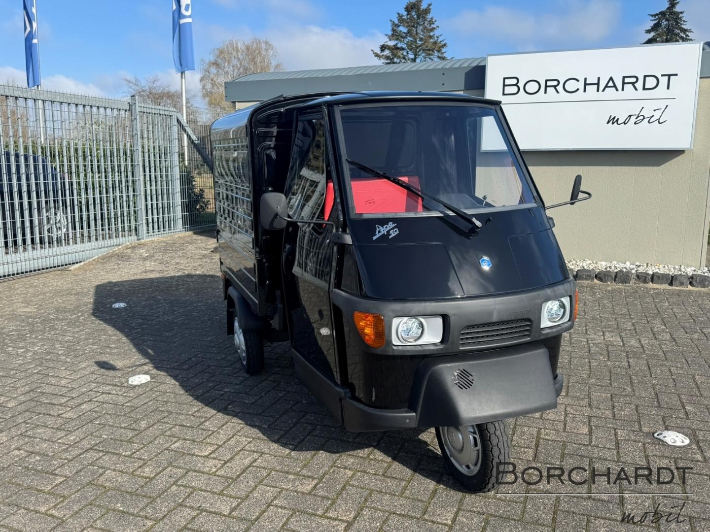 Piaggio APE 50 Kasten*sofort*Lieferung mögl.*Schwarz*