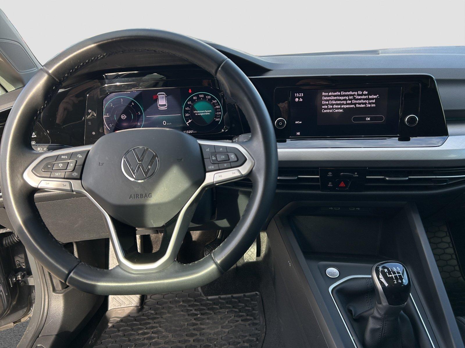 Volkswagen Golf 8 Var. 2.0 TDI Life PANO ACC PDC DIG.COCKPI, миниатюра 16