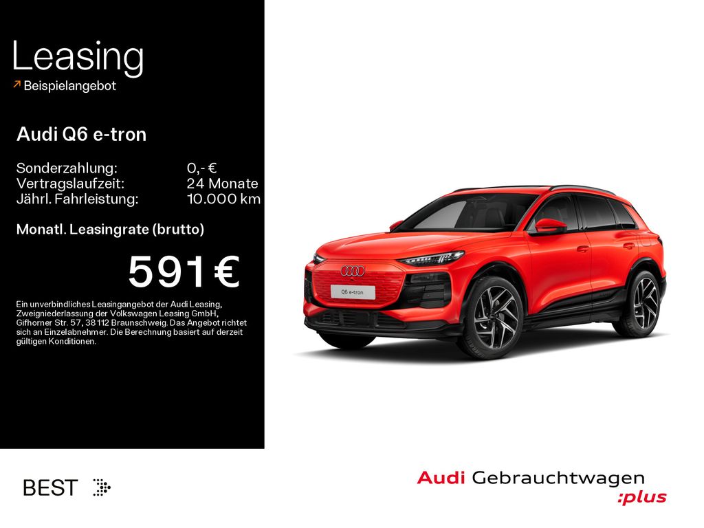 Audi Q6 e-tron quattro S-LINE*MATRIX*HUD*LUFT*AHK*PAN