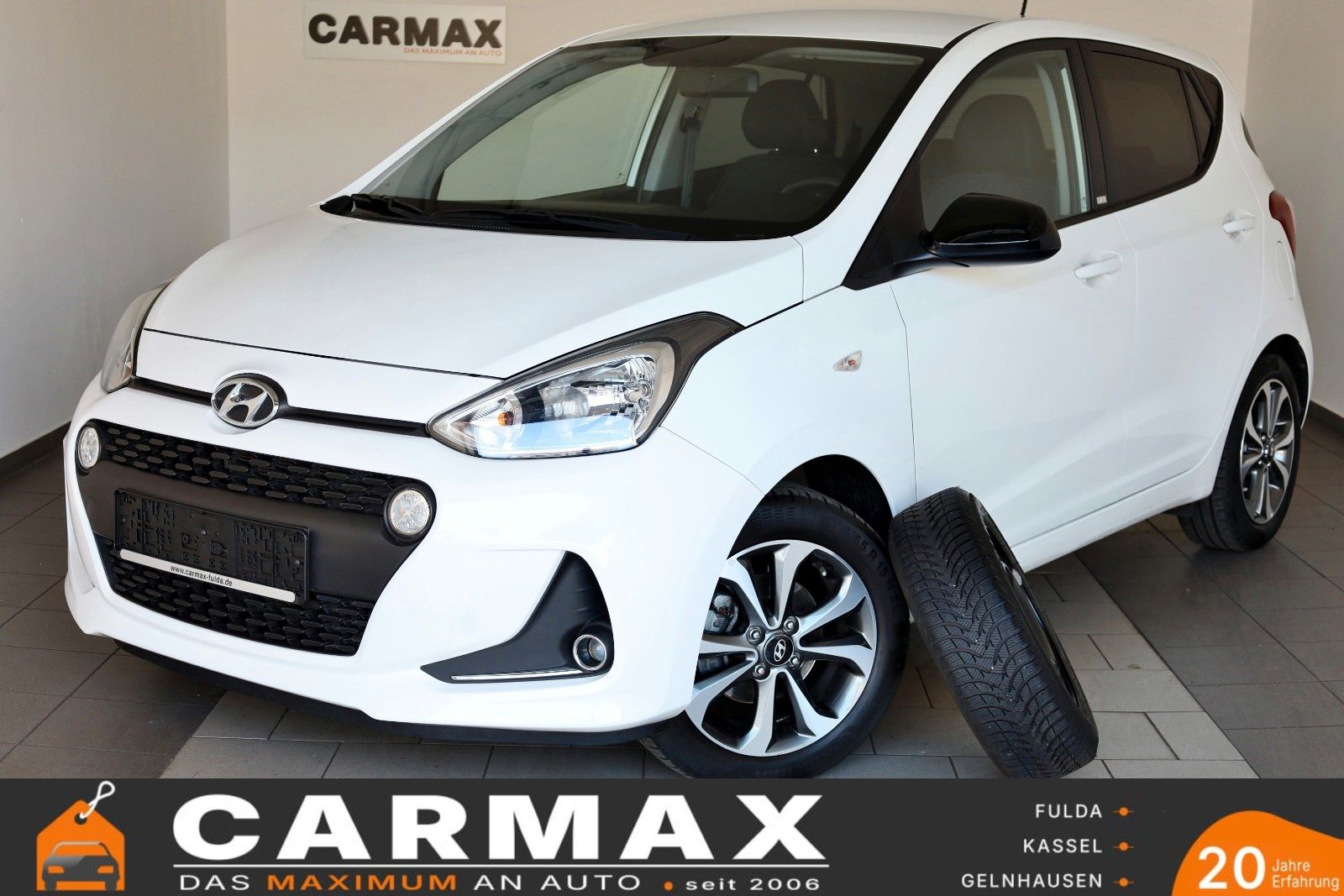 Fahrzeugabbildung Hyundai i10 YES! Plus,Autom.,Navi,SH, PDC, 8fach bereift