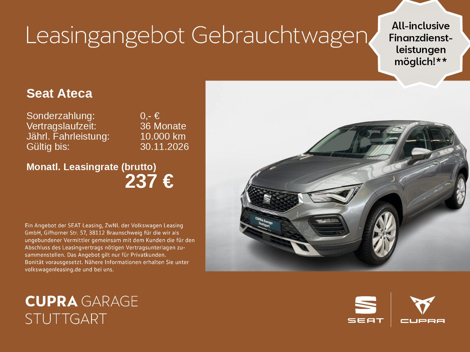 Seat Ateca Style 1.5 TSI DSG 110kW