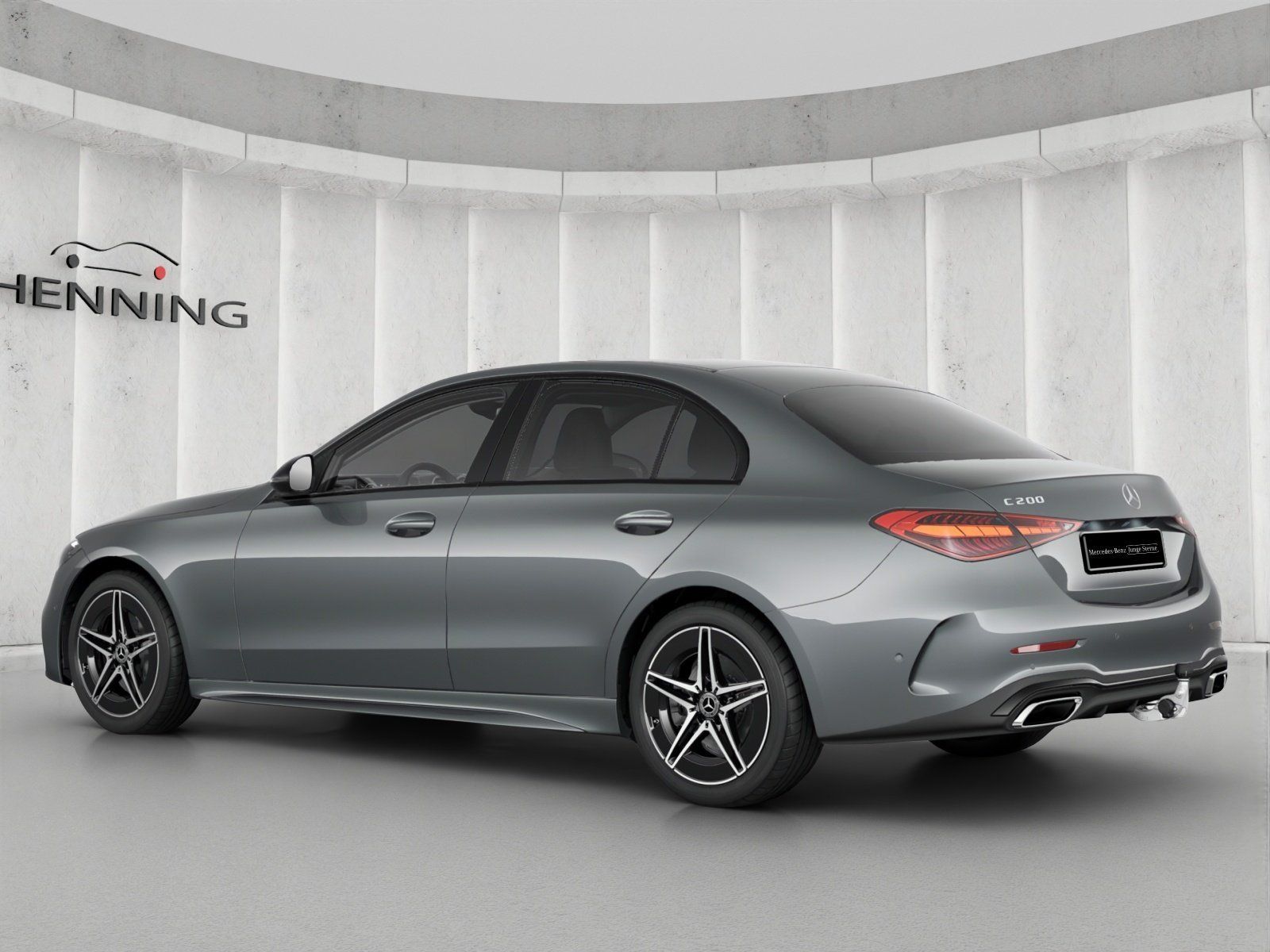 Mercedes-Benz C 200 AMG Night-Paket AHK Kamera Totw. Schiebeda imagem 2