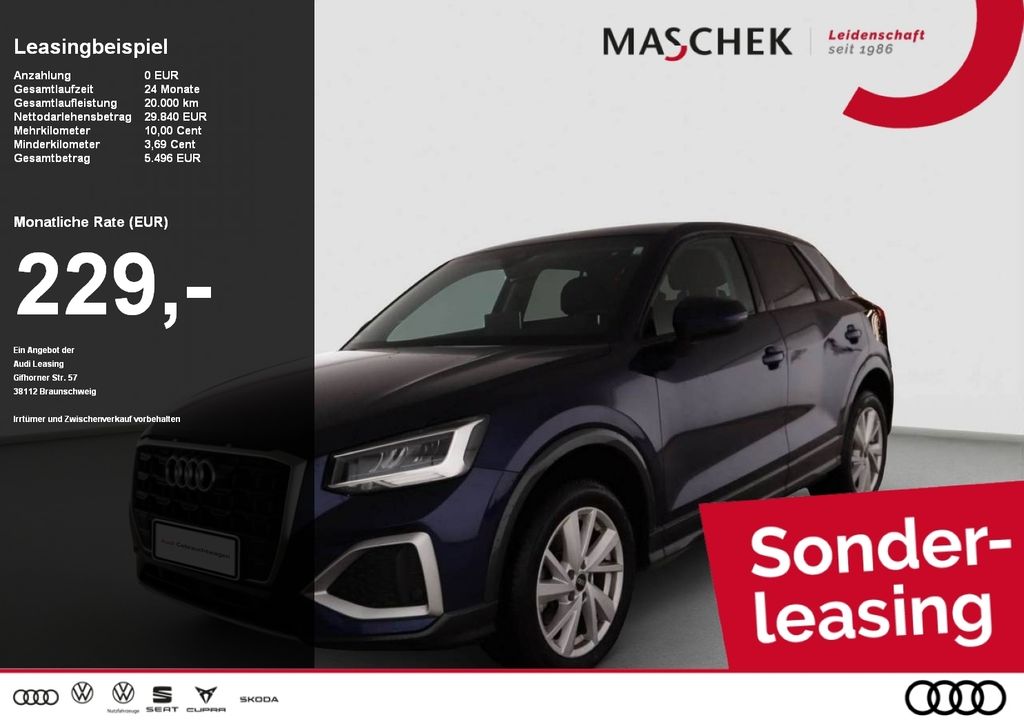 Audi Q2 Advanced 35 TDI Stronic bis 20.04.! Naviplus