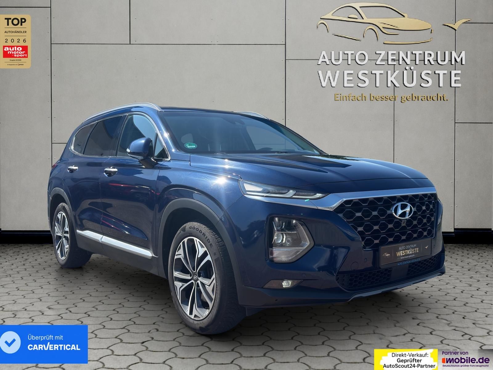 Hyundai SANTA FE SantaFe Premium 4WD 2.2CRDi HuD AHK Kamera 4xSHZ