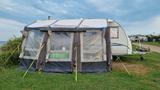 Adria ADORA 542UT, Mover, Heckbad, Vorzelt, Einzelbett - Wohnwagen Heckbad