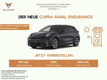Cupra Leasingangebot: Cupra CUPRA Raval Endurance Edition Dynamic