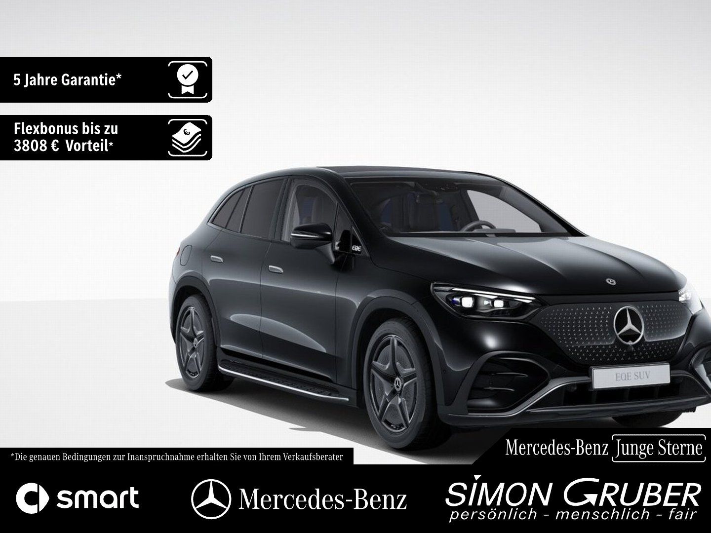 Fahrzeugabbildung Mercedes-Benz EQE 350+ SUV AMG Night Pano Airmatic DigiLight