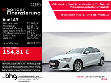 Audi Leasingangebot: Audi A3 35 TFSI Sportback advanced