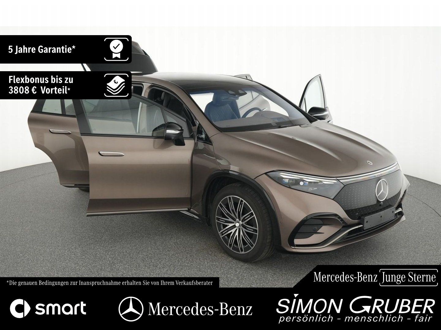 Fahrzeugabbildung Mercedes-Benz EQS 500 4M SUV AMG Sitzklima AHK 7Sitze 118kw
