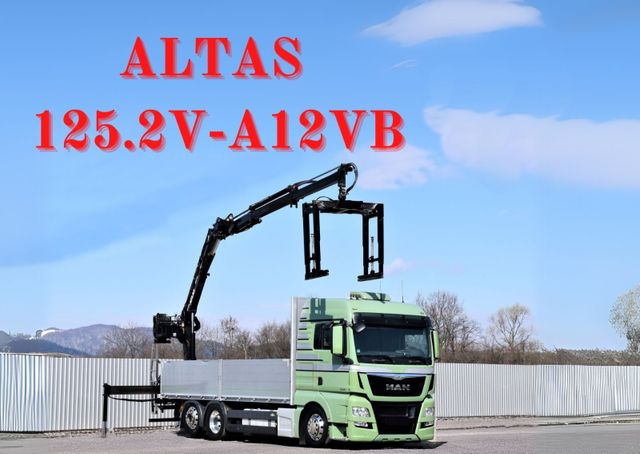 MAN TGX 26.440 Pritsche 6,60 m* ATLAS 125.2V-A12VB