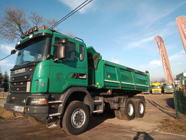 Scania G440 CB6X6HHZ  KIPER MEILLER BORDMATIC