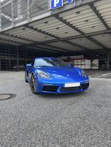 Porsche Cayman 718 S PDK in blau, 2.5l, Bose, PDK, PASM,