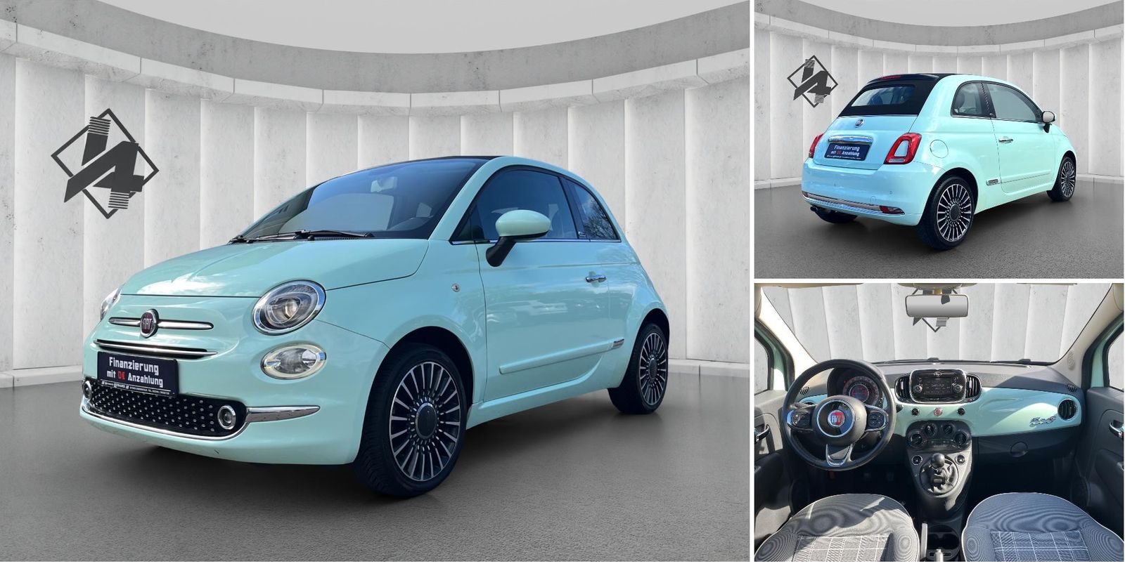 Fahrzeugabbildung Fiat 500 Lounge Cabrio*PDC*Bluetooth*Dual-Drive
