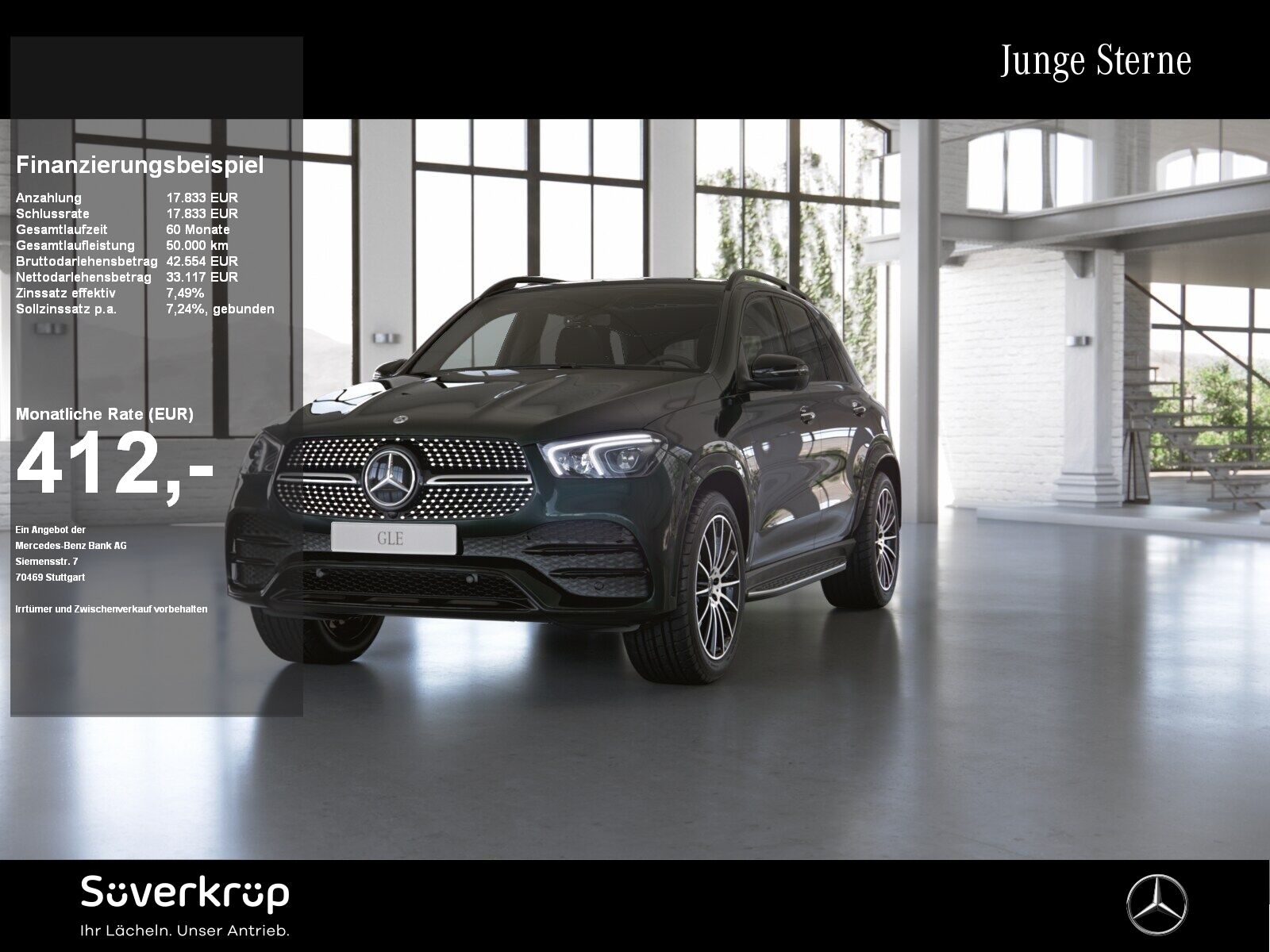 MERCEDES-BENZ GLE 350 de 4M AMG BURM NIGHT WIDE MEMO 360 AHK