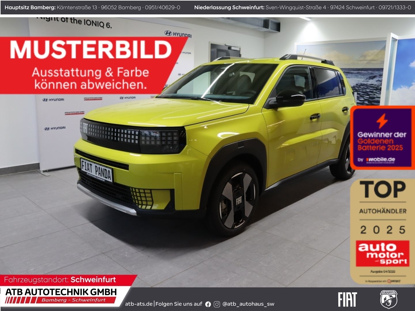 Fahrzeugabbildung Fiat Grande Panda Elektro 44kWh Batterie La Prima Win