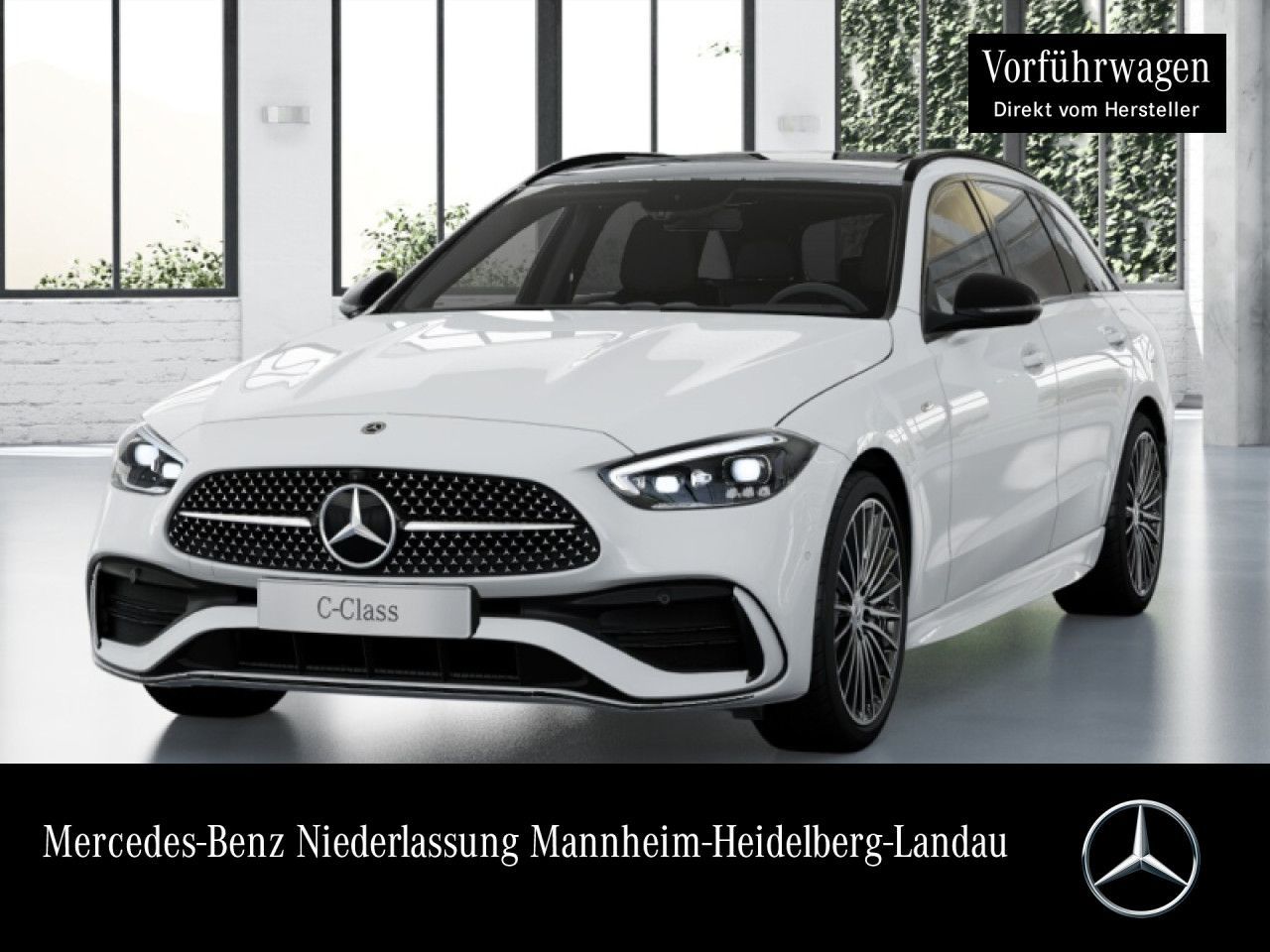 Mercedes-Benz C 300 e T AMG+NIGHT+PANO+360+AHK+19"+TOTW+9G