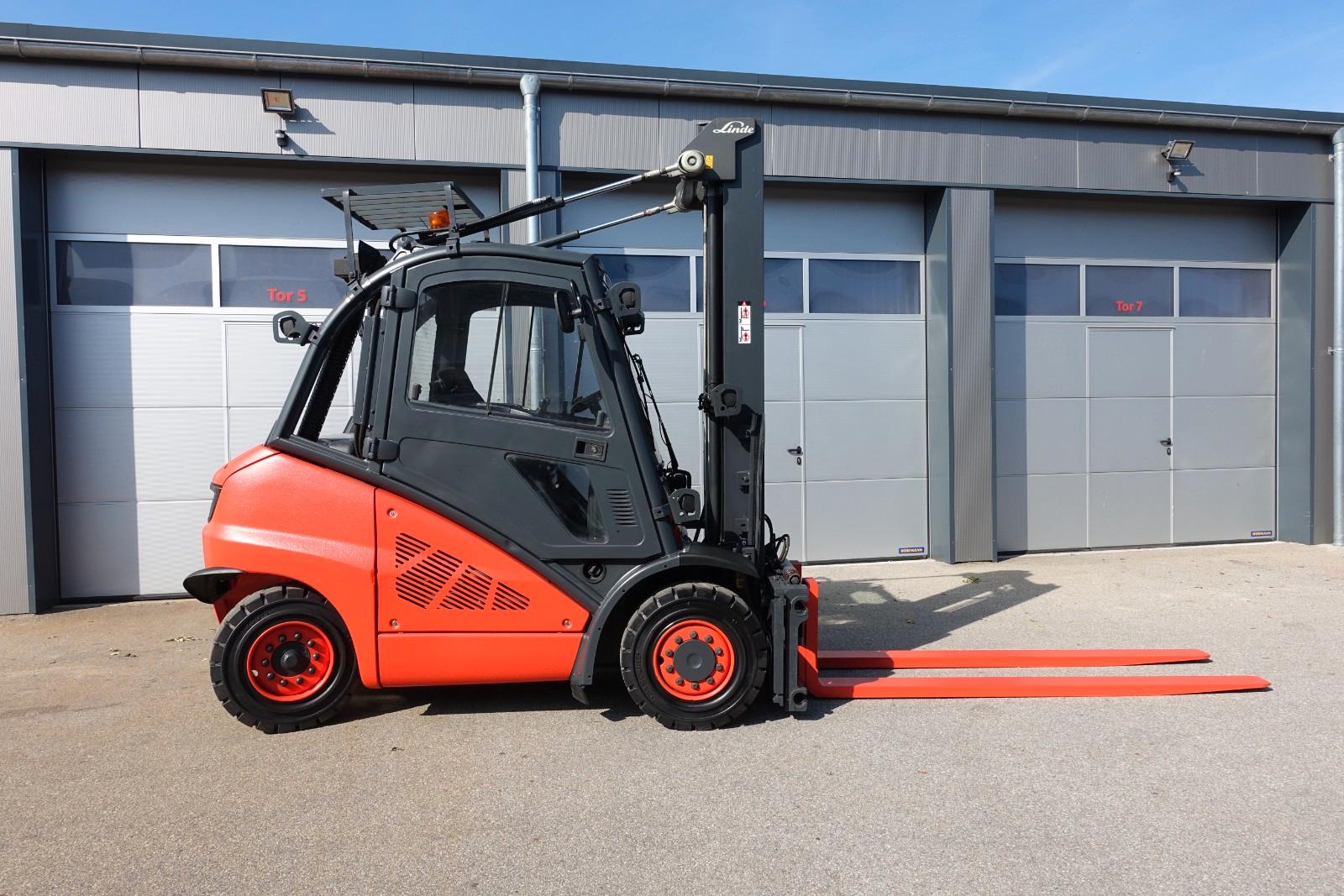 Linde H40 D 4t DIESEL TRIPLEX ZVG KABINE KLIMA