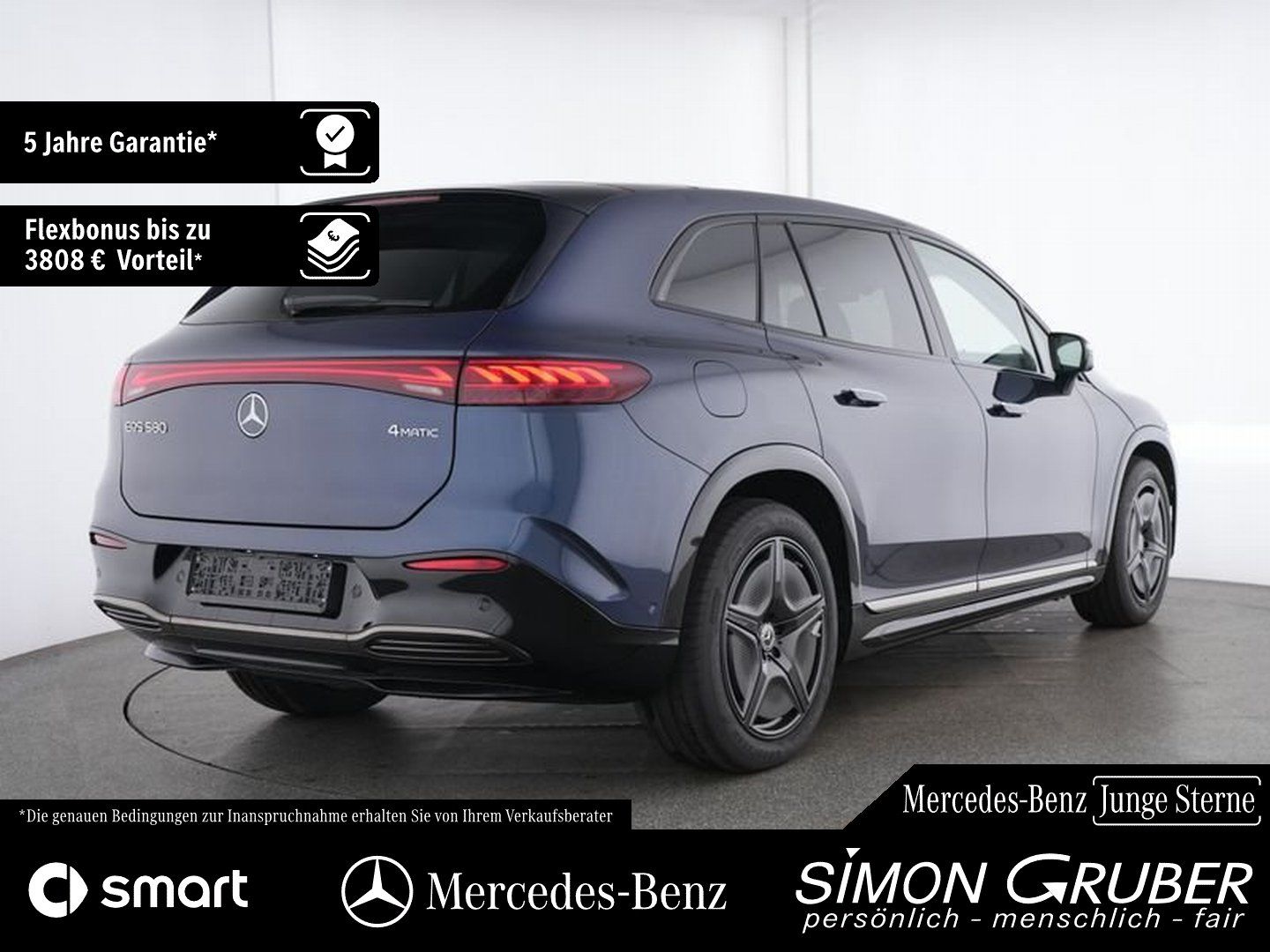 Fahrzeugabbildung Mercedes-Benz EQS 580 4M AMG Business Class  Exklusiv Nappa 7S